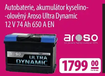 FILSON Store Autobaterie, akumulátor kyselino- -olověný Aroso Ultra Dynamic 12 V 74 Ah 650 A EN nabídka