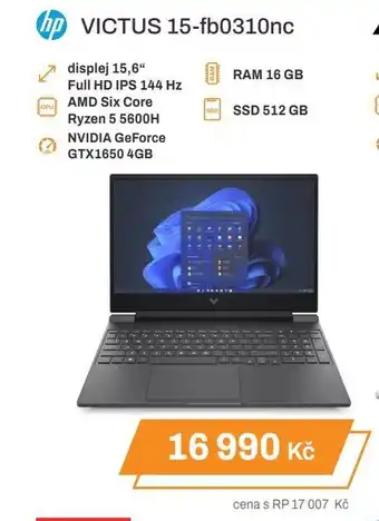 Expert Hp VICTUS 15-fb0310nc nabídka