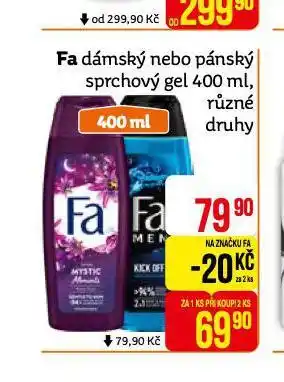 Teta Fa sprchový gel nabídka