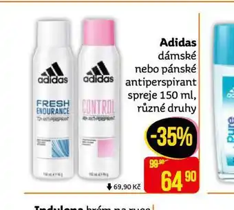 Teta Adidas antiperspiranty nabídka