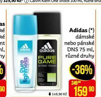 Teta Adidas deodorant nabídka