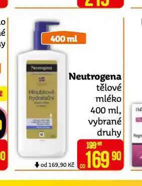 Teta Neutrogena tělové mléko nabídka
