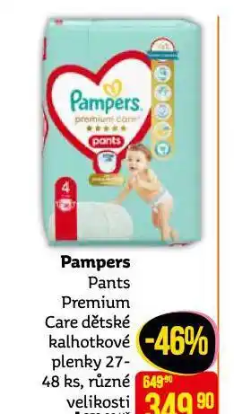 Teta Pampers dětské plenky nabídka