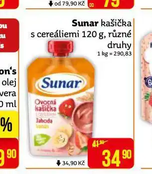 Teta Sunar kašička s cereáliemi nabídka