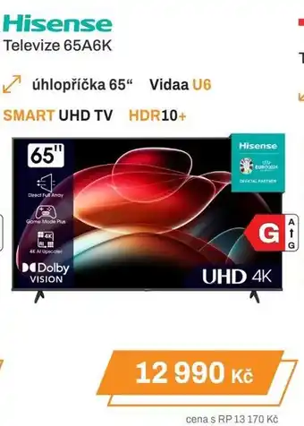 Expert Hisense Televize 65A6K nabídka