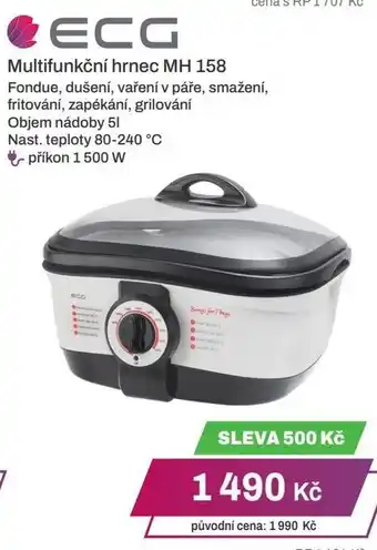 Expert ECG Multifunkční hrnec MH 158 nabídka