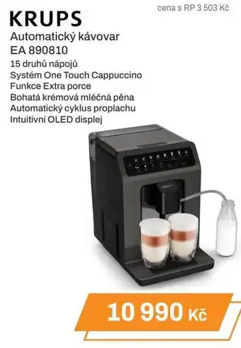 Expert KRUPS Automatický kávovar EA 890810 nabídka