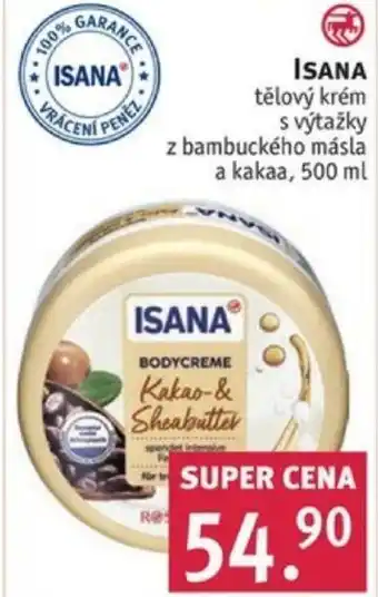 Rossmann ISANA tělový krém s výtažky z bambuckého másla a kakaa, 500 ml nabídka