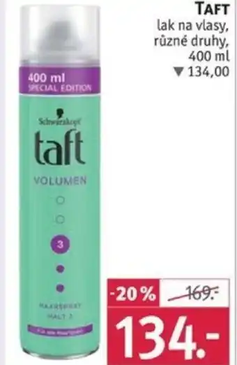 Rossmann TAFT lak na vlasy, různé druhy, 400 ml nabídka