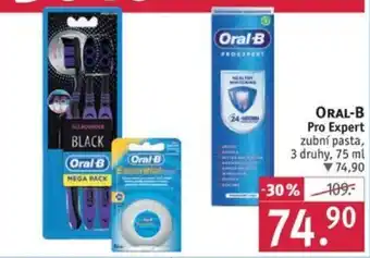Rossmann ORAL-B Pro Expert zubní pasta, 3 druhy, 75 ml nabídka