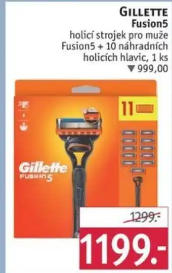 Rossmann GILLETTE Fusion5 nabídka