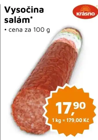 Můjobchod Vysočina salám nabídka