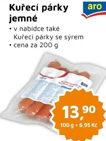 Můjobchod Kuřecí párky jemné nabídka