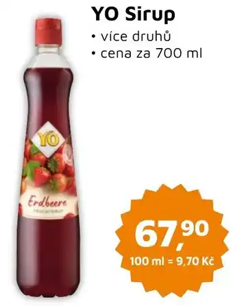 Můjobchod YO Sirup nabídka