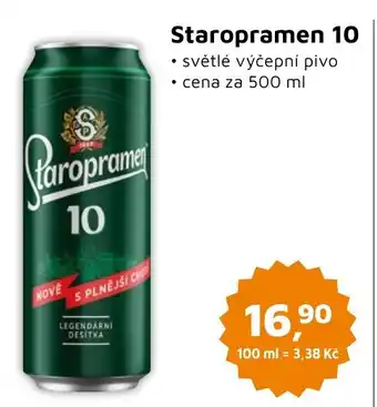 Můjobchod Staropramen 10 nabídka