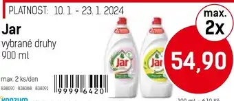 Konzum Jar vybrané druhy 900 ml nabídka