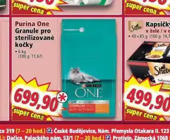 Norma Purina one granule pro kočky nabídka