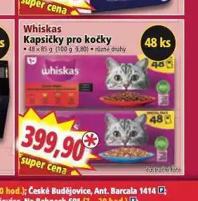 Norma Whiskas kapsičky pro kočky nabídka