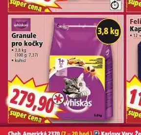 Norma Whiskas granule pro kočky nabídka