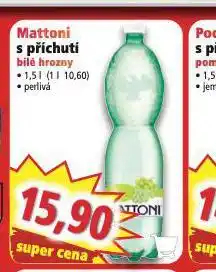 Norma Mattoni s příchutí bílé hrozny nabídka