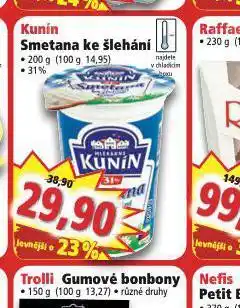 Norma Kunín smetana ke šlehání nabídka