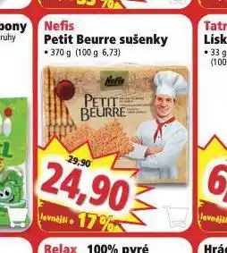 Norma Nefis petit beurre sušenky nabídka
