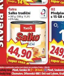 Norma Tatra salko tradiční nabídka