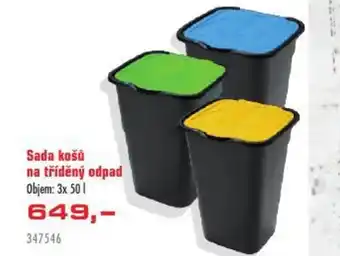 Uni Hobby Sada košů na tříděný odpad nabídka
