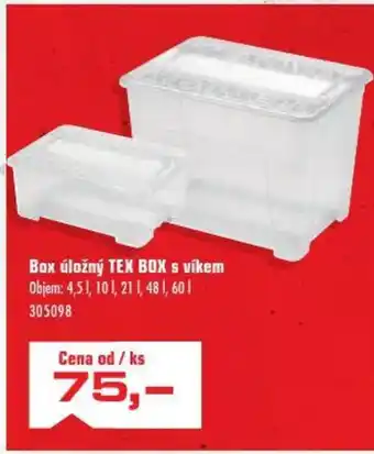Box úložný TEX BOX s víkem