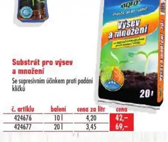Uni Hobby Substrát pro výsev a množení nabídka