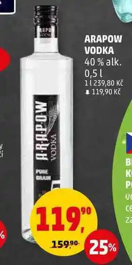 Penny Market Arapow vodka 40 % alk., 0,5 l nabídka