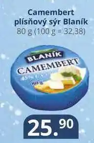Potraviny CZ Camembert plísňový sýr blaník 80 g nabídka