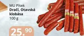Mu písek dračí, otavská klobása 100 g