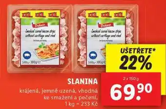 Lidl Slanina, 2x 150 g nabídka