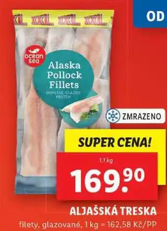 Lidl Aljašská treska, 1,1 kg nabídka