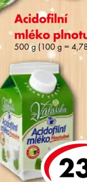 CBA Acidofilní mléko plnotučné nabídka