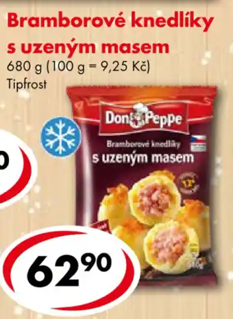 CBA Bramborové knedlíky s uzeným masem nabídka