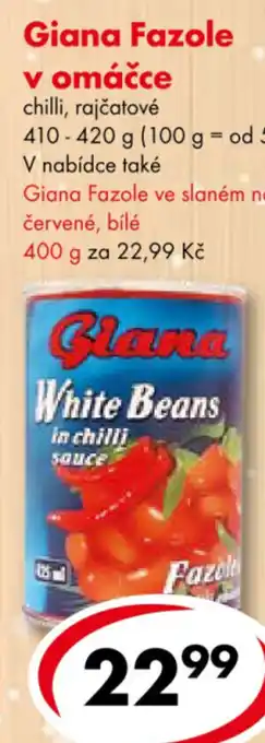 CBA Giana Fazole v omáčce nabídka