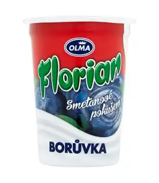 Lidl Florian smetanové pokušení jogurt 150g, různé druhy nabídka