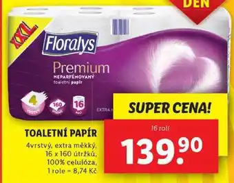 Lidl Toaletní papír, 16 rolí nabídka