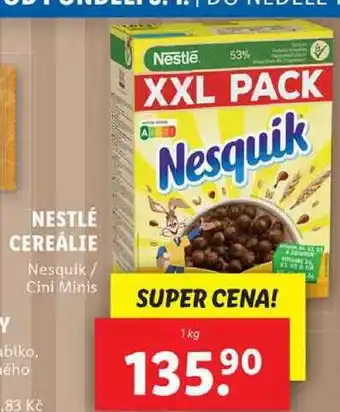 Lidl Nestlé cereálie, 1 kg nabídka