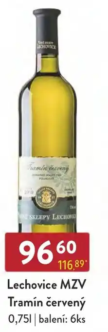 Qanto Lechovice MZV Tramín červený 0,75l nabídka