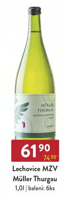 Qanto Lechovice MZV Müller Thurgau 1,0L nabídka