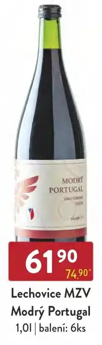 Qanto Lechovice MZV Modrý Portugal 1,0L nabídka