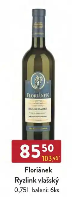 Qanto Floriánek Ryzlink vlašský 0.75L nabídka