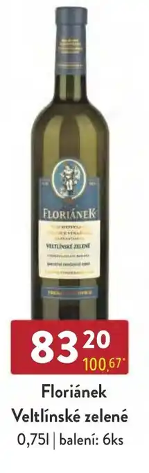 Qanto Floriánek Veltlínské zelené 0.75L nabídka