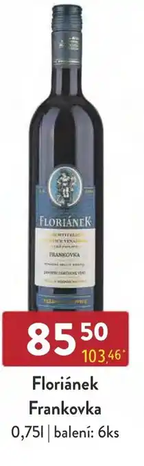 Qanto Floriánek Frankovka 0.75L nabídka