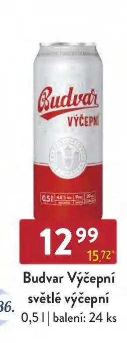 Qanto Budvar Výčepní světlé výčepní 0,5L nabídka