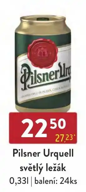 Qanto Pilsner Urquell světlý ležák nabídka