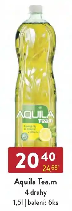 Qanto Aquila Tea.m 4 druhy nabídka